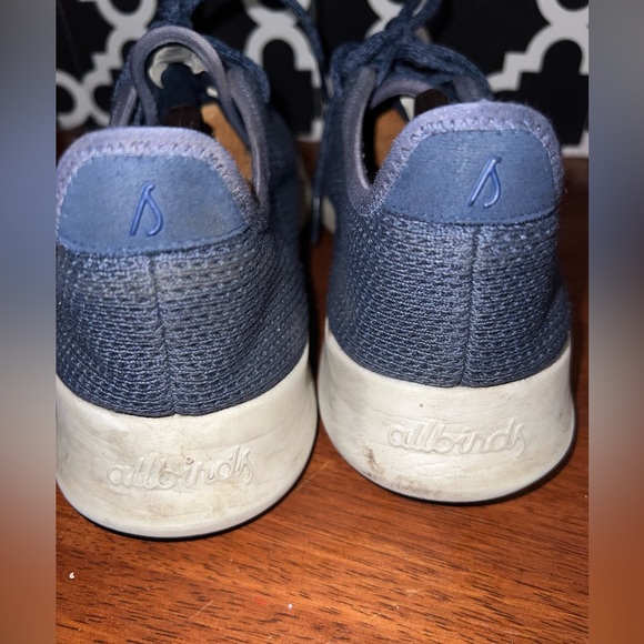 Allbirds Mens Tree Runners Blue Size 11 Lace Up Low Top - Picture 4 of 5